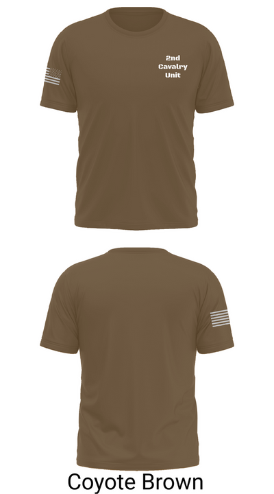 2nd Cavalry Unit 36586571 Old School Cotton Feel Shirt - 10