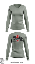 10 EAEF Women's Long Sleeve V-neck Shirt - 4