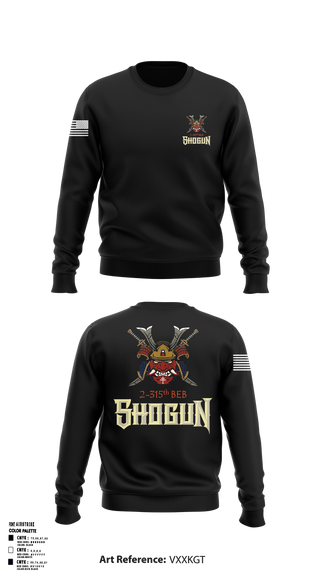 2-315th BEB 24835151 Crew Neck Sweatshirt - 101