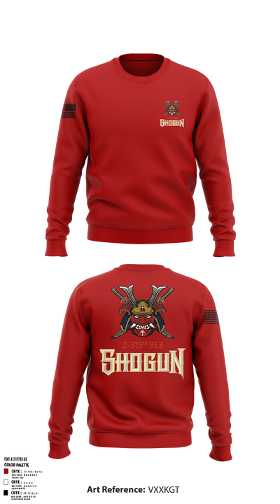 2-315th BEB 24835151 Crew Neck Sweatshirt - 103