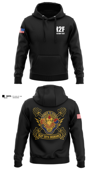 Hoodie, 59th ORD BDE, Army, Teamtime, Team time, sublimation, custom sports apparel, team uniforms, spirit wear, spiritwear, sports uniforms, custom shirts, team store, custom team store, fundraiser sports, apparel fundraiser
