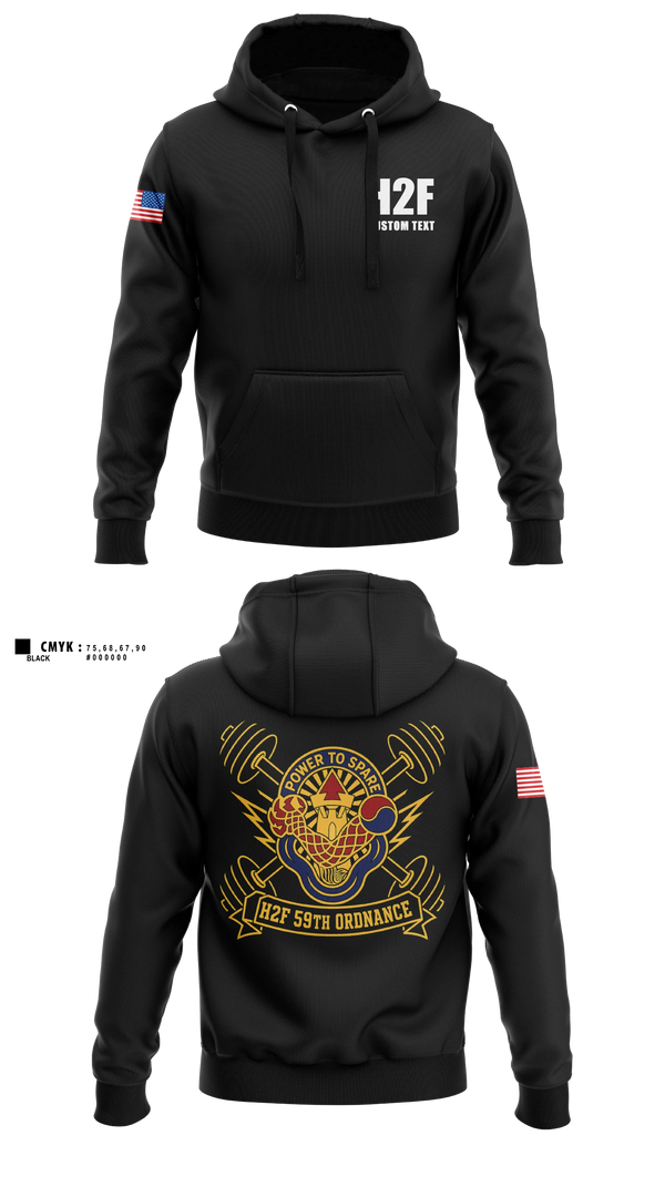 Hoodie, 59th ORD BDE, Army, Teamtime, Team time, sublimation, custom sports apparel, team uniforms, spirit wear, spiritwear, sports uniforms, custom shirts, team store, custom team store, fundraiser sports, apparel fundraiser