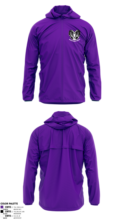 Deering Rams Soccer 79639687 Windbreaker - 3
