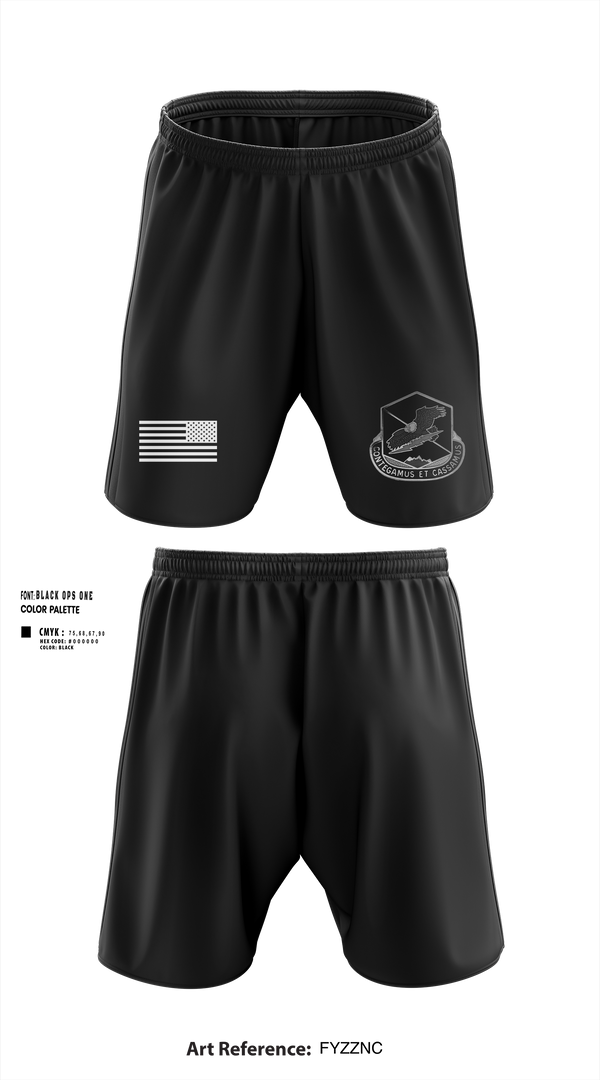 100th Missile Defense Brigade 43971287 Athletic Shorts With Pockets - 110