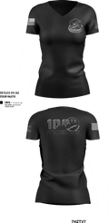 100th Missile Defense Brigade 43971287 Women's Short Sleeve V-neck Shirt - 110