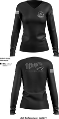 100th Missile Defense Brigade 43971287 Women's Long Sleeve V-neck Shirt - 110