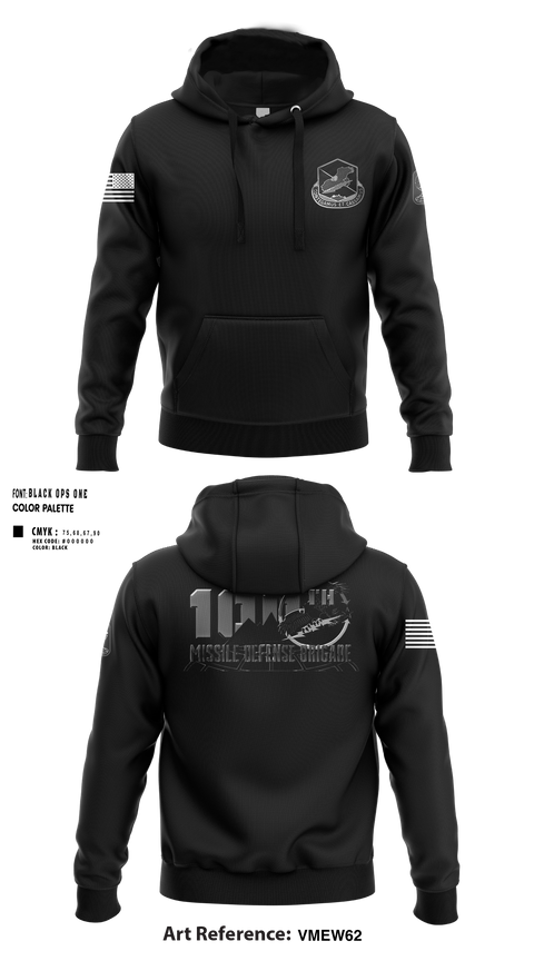 100th Missile Defense Brigade 43971287 Hoodie - 110