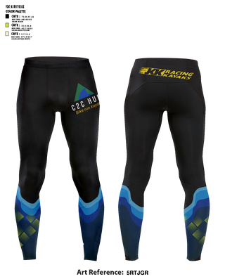 C2C HUB & JKK RACING KAYAKS 76134055 Compression Leggings - 1