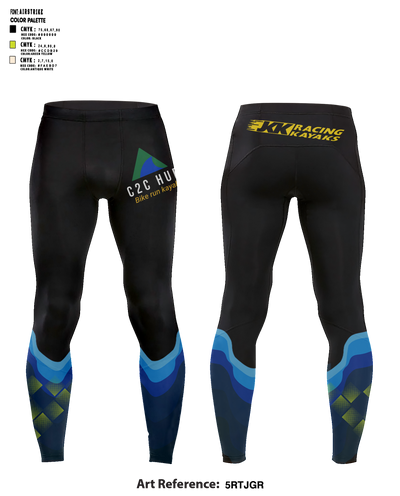 C2C HUB & JKK RACING KAYAKS 76134055 Compression Leggings - 1