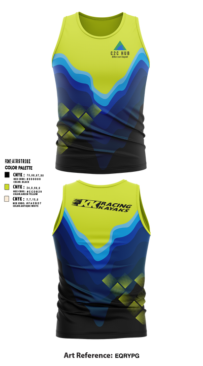 C2C HUB & JKK RACING KAYAKS 76134055 Tank Top - 3