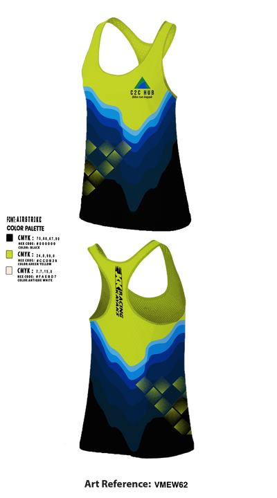 C2C HUB & JKK RACING KAYAKS 76134055 Tank Top - 4