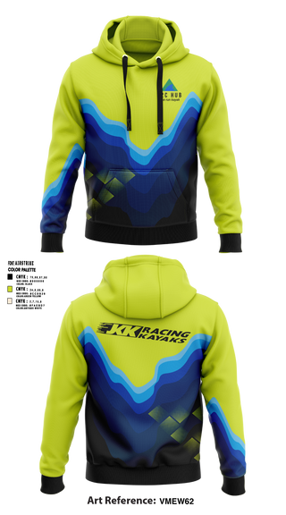 C2C HUB & JKK RACING KAYAKS 76134055 Hoodie - 2