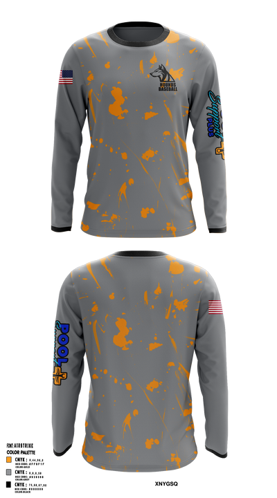 Hounds 12044335 Long Sleeve Performance Shirt 1