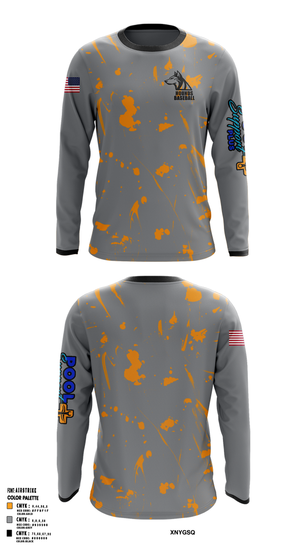 Hounds 12044335 Long Sleeve Performance Shirt 1