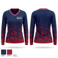 San Juan Capistrano Mavericks 16680417 Women's Long Sleeve V-neck Shirt - 1