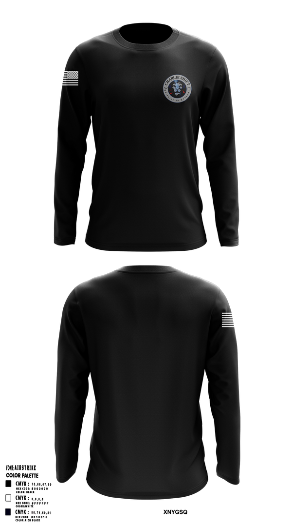 Charlie Shift 96324144 Long Sleeve Performance Shirt- 4