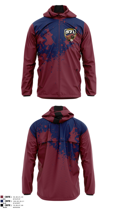 AYSO Region 571 86385672 Windbreaker - 1
