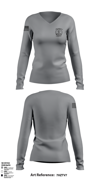 Des Moines GMRS Radio Club 90618939 Women's Long Sleeve V-neck Shirt - 1