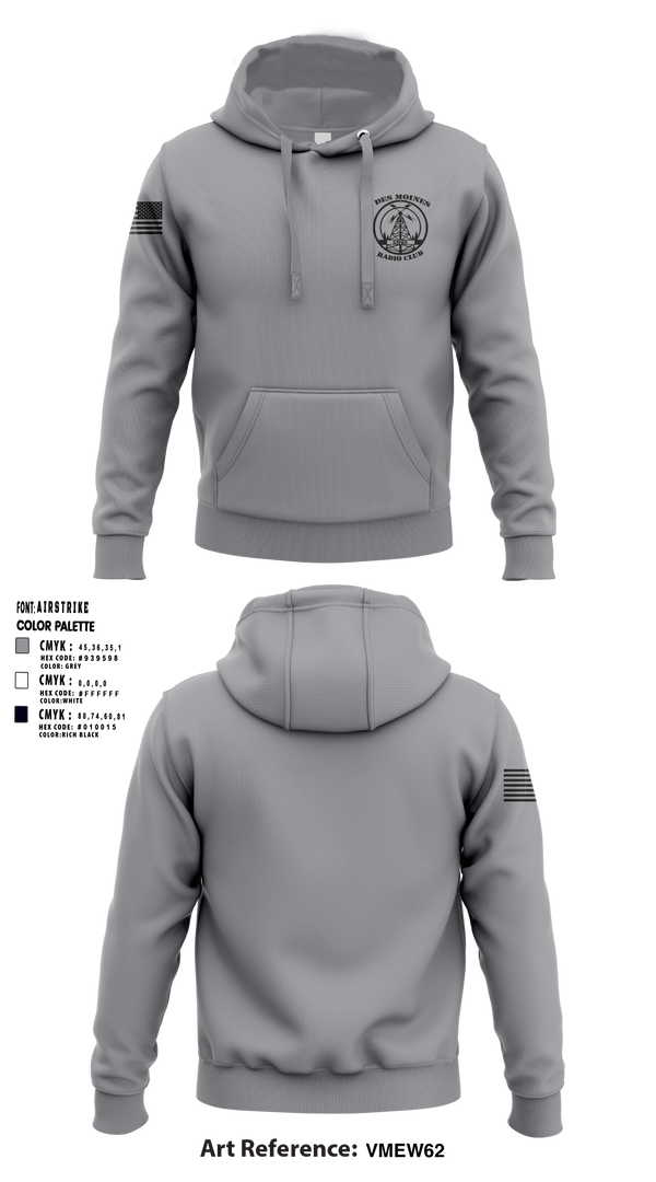 Des Moines GMRS Radio Club 90618939 Hoodie - 1