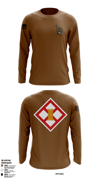 441st EN CO 1st PLT 50627324 Long Sleeve Performance Shirt 1