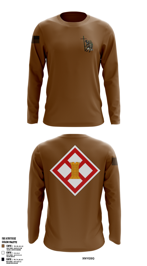 441st EN CO 1st PLT 50627324 Long Sleeve Performance Shirt 1