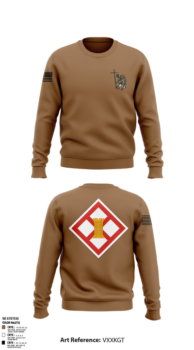 441st EN CO 1st PLT 50627324 Crew Neck Sweatshirt - 1