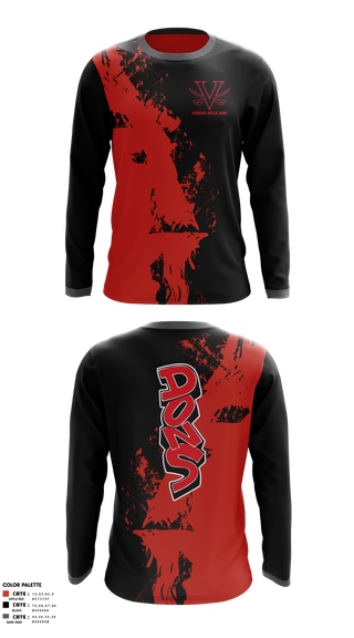 Verdugo hills dons 15069138 Long Sleeve Performance Shirt 2