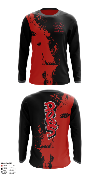 Verdugo hills dons 15069138 Long Sleeve Performance Shirt 2