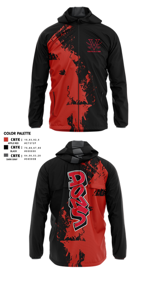 Verdugo hills dons 15069138 Windbreaker - 2