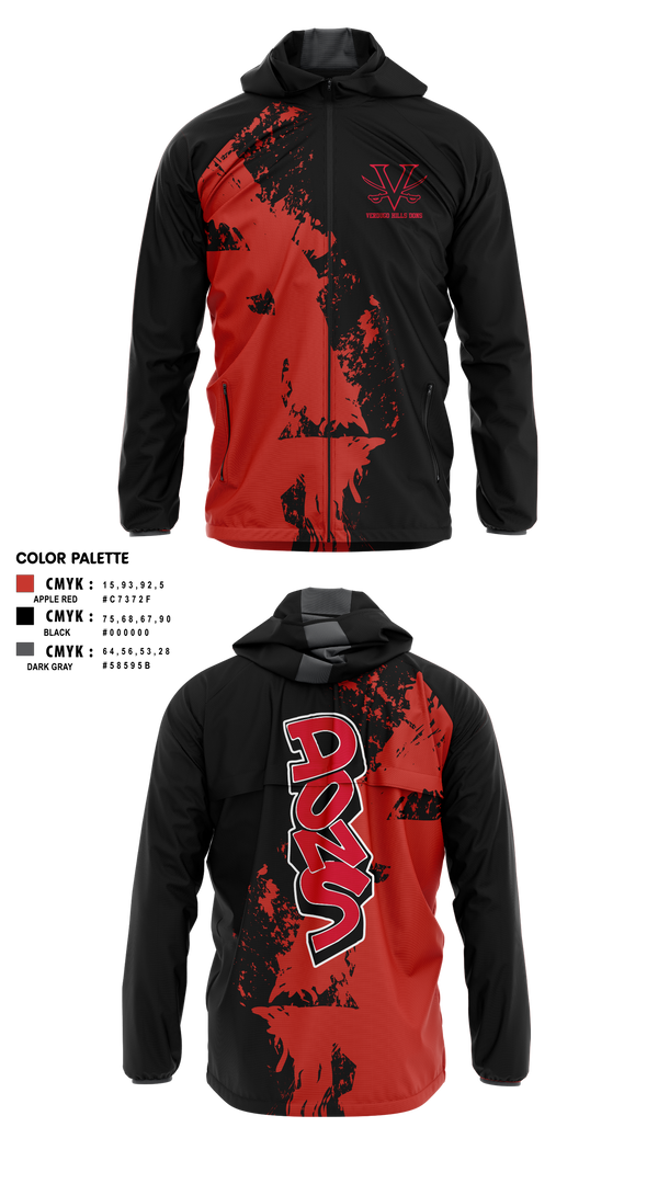 Verdugo hills dons 15069138 Windbreaker - 2
