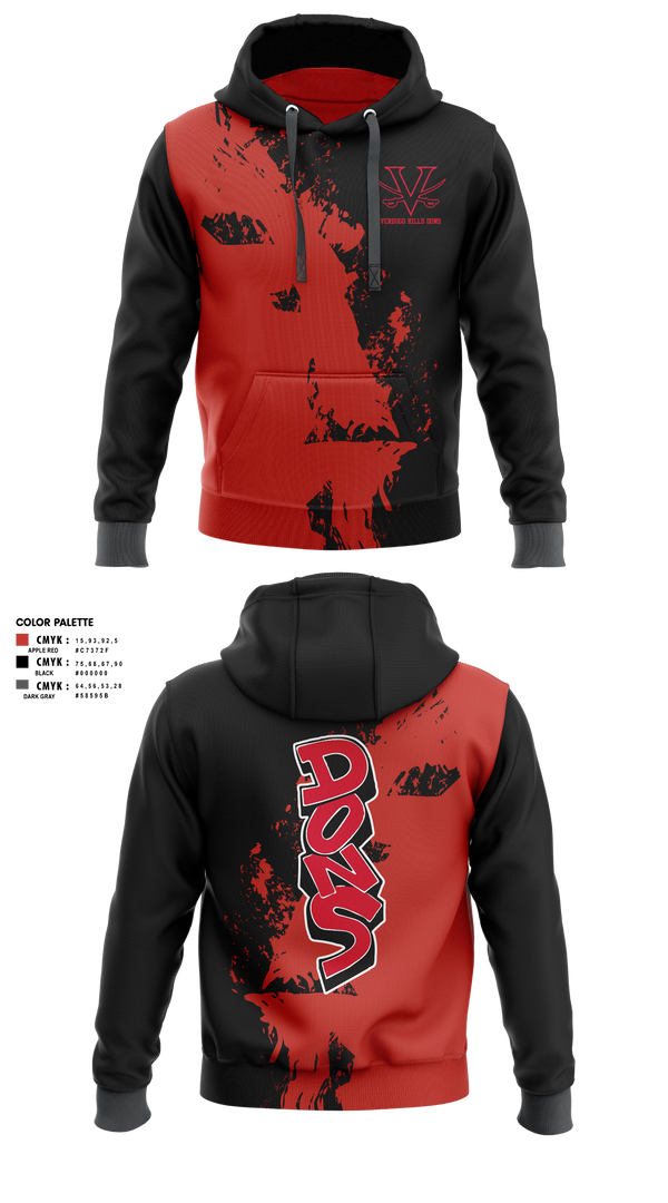 Verdugo hills dons 15069138 Hoodie - 2