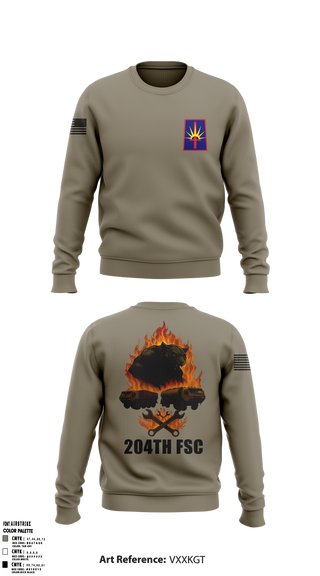 204thFSC 28842654 Crew Neck Sweatshirt - 1