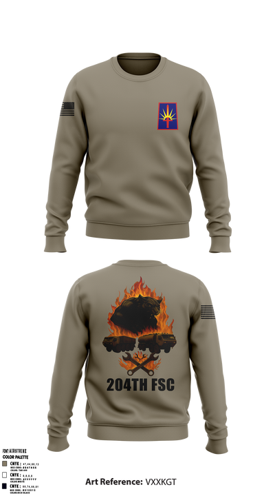 204thFSC 28842654 Crew Neck Sweatshirt - 1