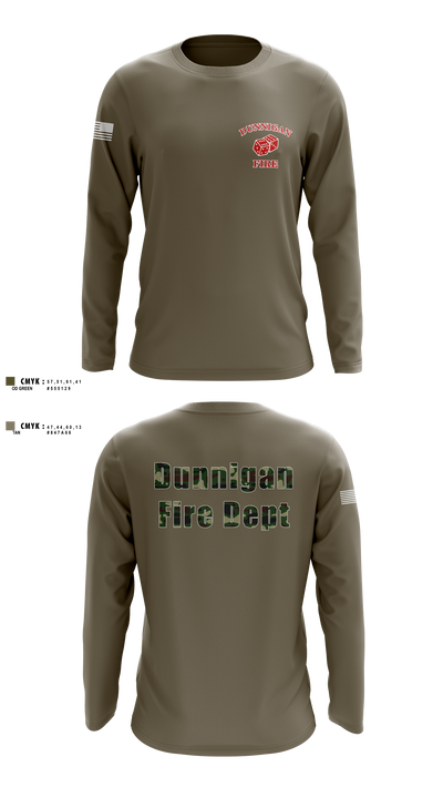 Dunnigan Fire Dept 20290423 Long Sleeve Performance Shirt 2