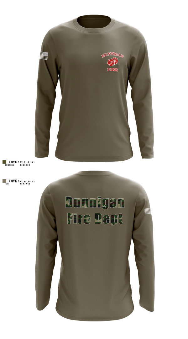 Dunnigan Fire Dept 20290423 Long Sleeve Performance Shirt 2
