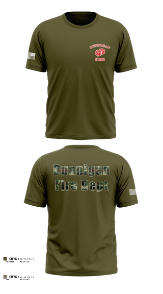 Dunnigan Fire Dept 20290423 Short Sleeve Performance Shirt - 1