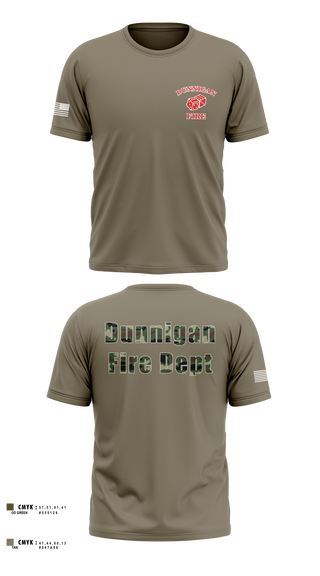 Dunnigan Fire Dept 20290423 Short Sleeve Performance Shirt - 2