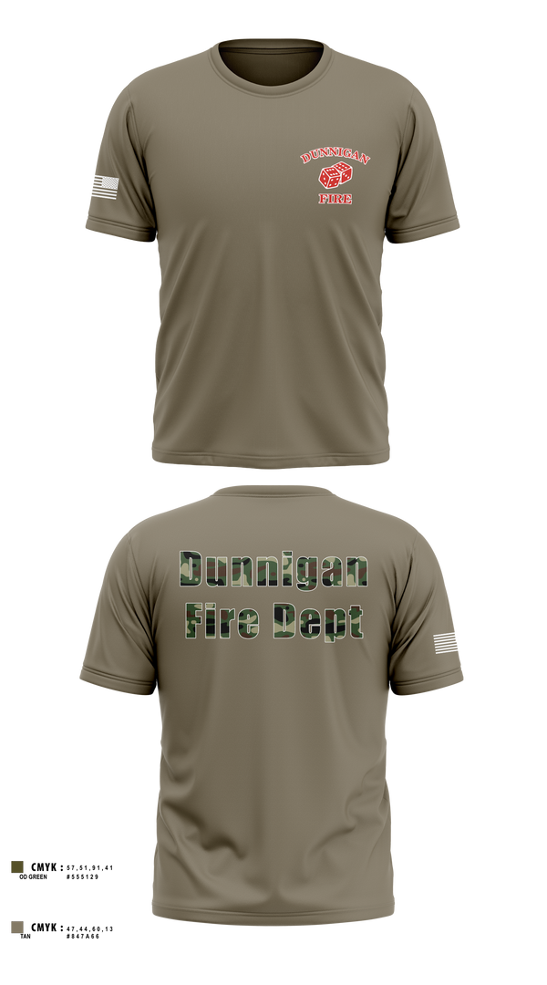 Dunnigan Fire Dept 20290423 Short Sleeve Performance Shirt - 2