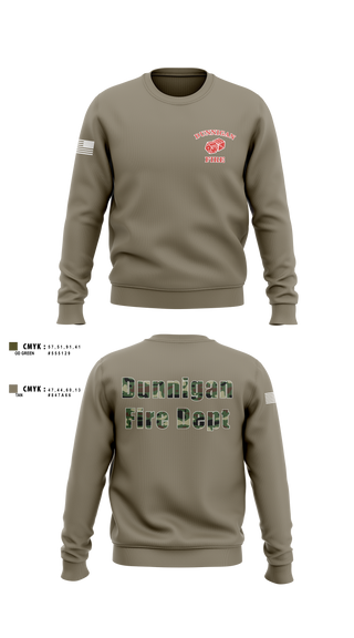 Dunnigan Fire Dept 20290423 Crew Neck Sweatshirt - 2