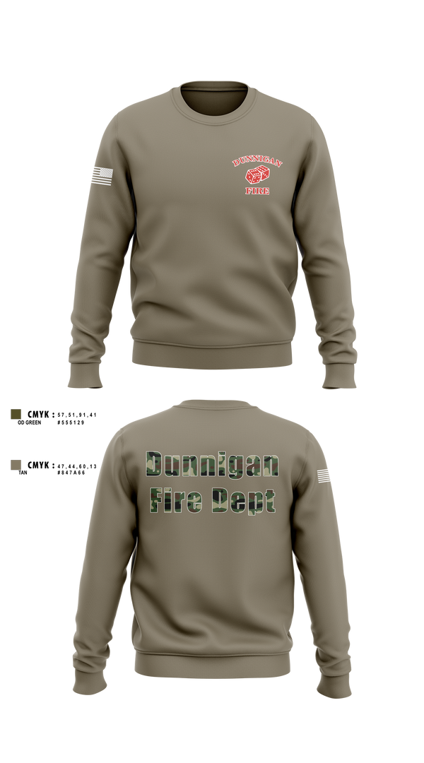 Dunnigan Fire Dept 20290423 Crew Neck Sweatshirt - 2