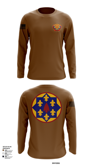 115th Regional Support Group (Rear Det) 43092620 Long Sleeve Performance Shirt 101