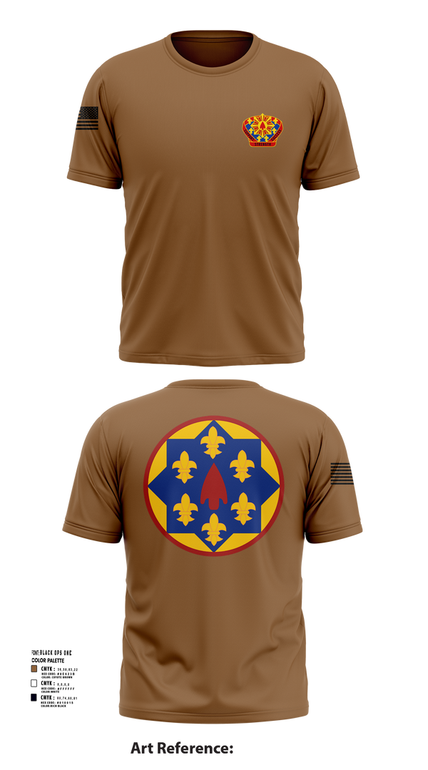 115th Regional Support Group (Rear Det) 43092620 Short Sleeve Performance Shirt - 101