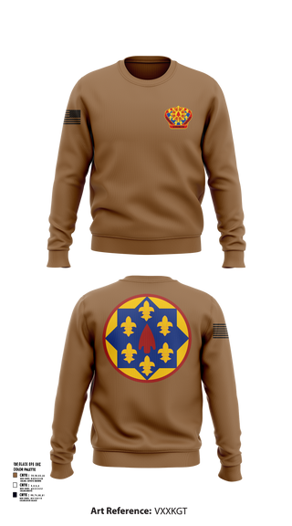 115th Regional Support Group (Rear Det) 43092620 Crew Neck Sweatshirt - 101