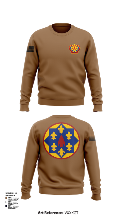115th Regional Support Group (Rear Det) 43092620 Crew Neck Sweatshirt - 101