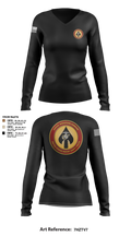 Lima co 54994670 Women's Long Sleeve V-neck Shirt - 3