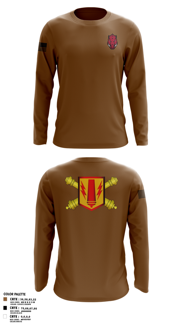 Boar Battery 48624460 Long Sleeve Performance Shirt 1