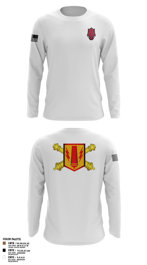 Boar Battery 48624460 Long Sleeve Performance Shirt 2