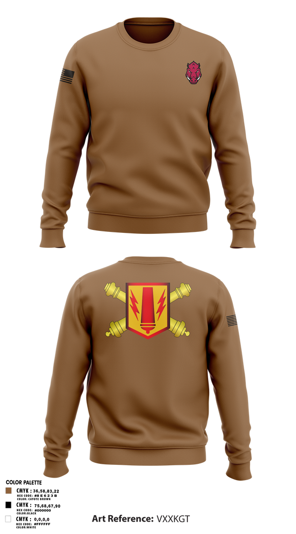 Boar Battery 48624460 Crew Neck Sweatshirt - 1