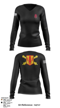 Boar Battery 48624460 Women's Long Sleeve V-neck Shirt - 3