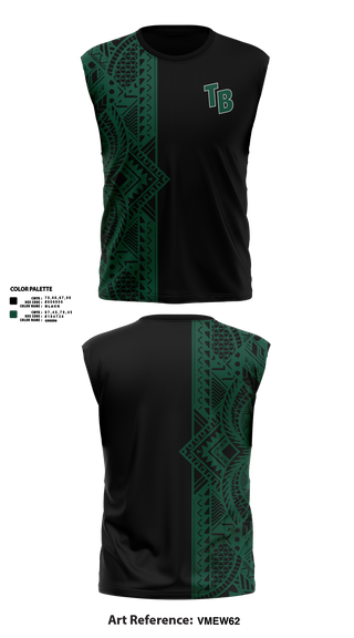 Twelve Bridges Rhinos 96167977 Sleeveless Performance Shirt - 1